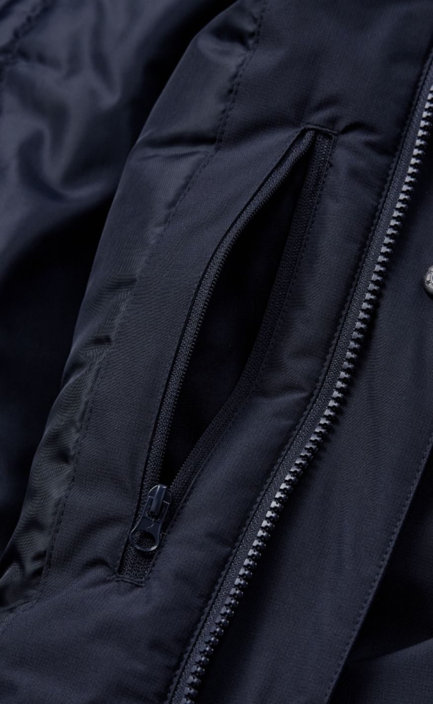 H2O Jakke - Læsø Padded Long - Navy