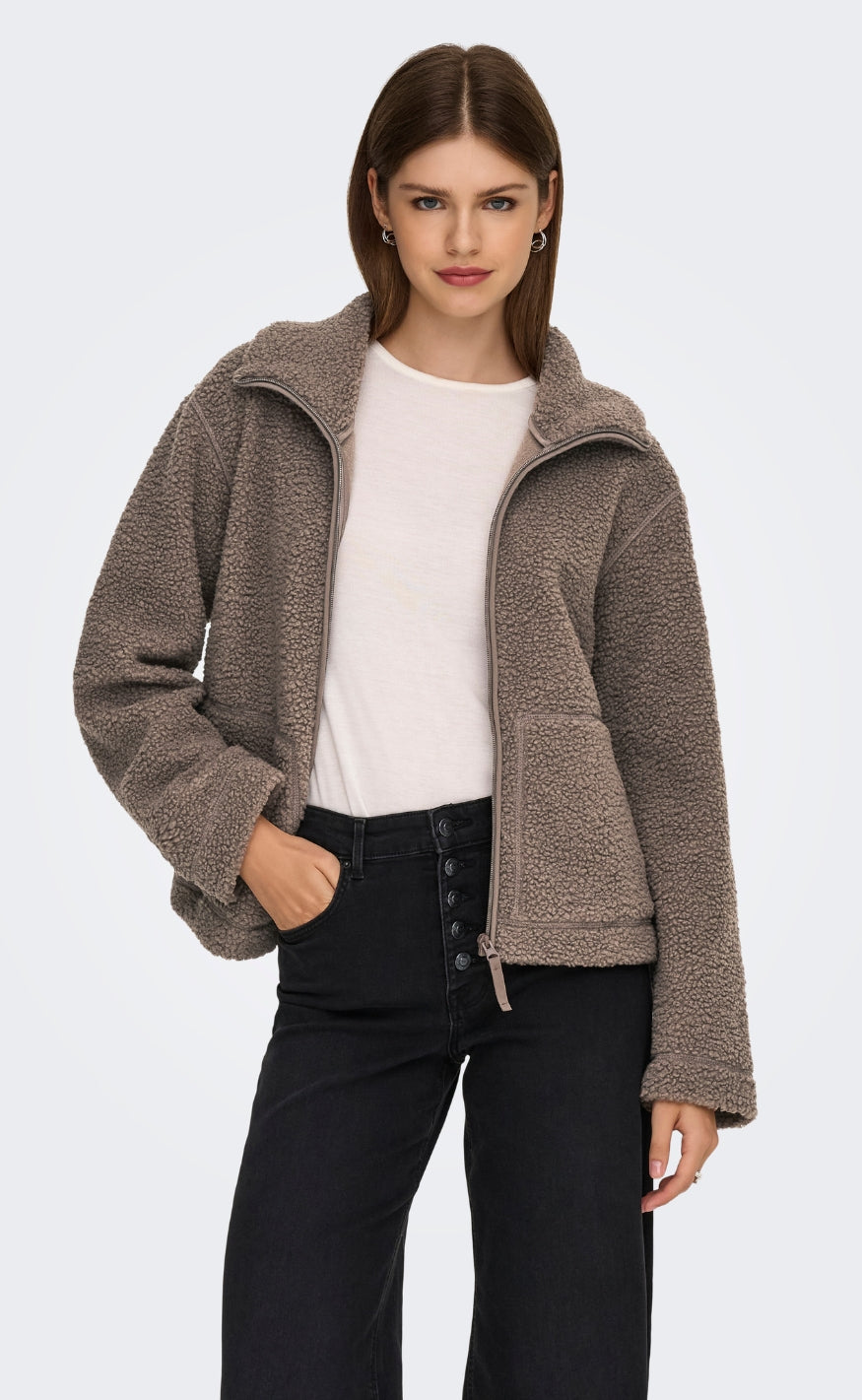 ONLY Jakke - Megan Teddy - Walnut