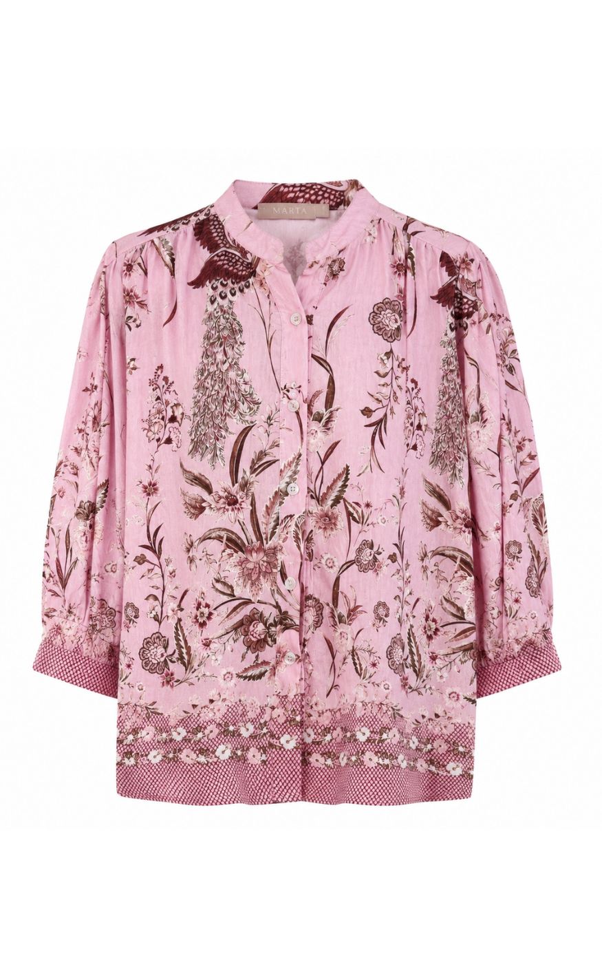 Marta Du Chateau Bluse - Destiny - Rosa3142tps