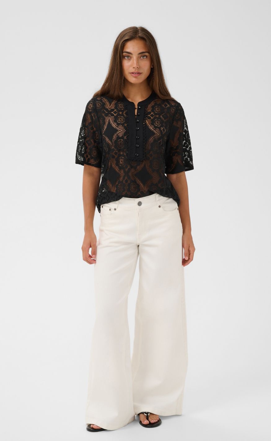 Culture Bluse - labra SS - Black