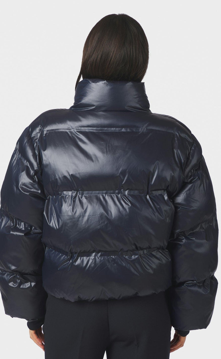 Neo Noir Jakke - Rhea Shiny Puffer - Navy