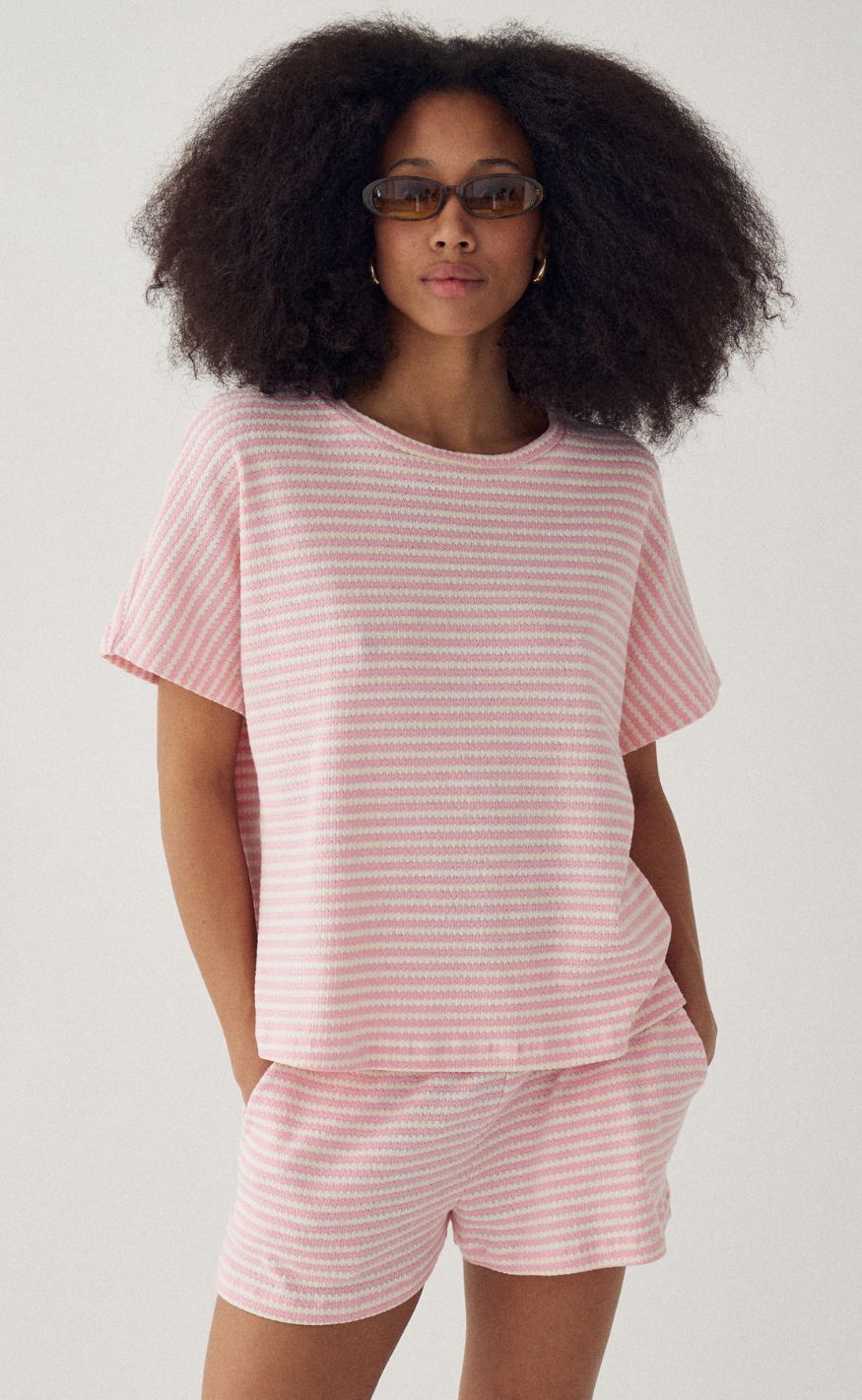 Noella Shorts - Mariella MW - Danni Blush Stripe