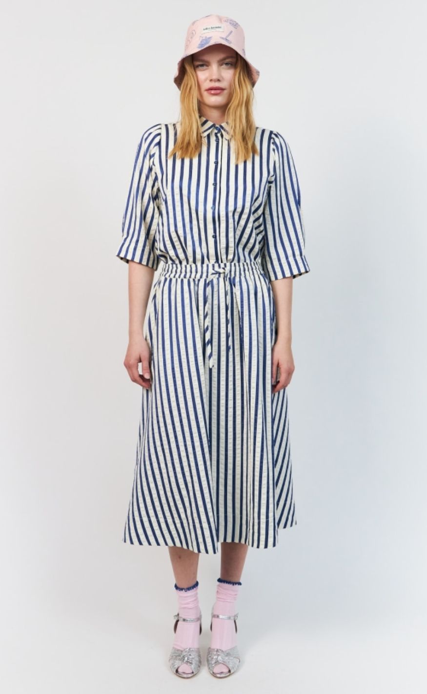 Lollys Laundry Skjorte - BonoLL SS - Blue