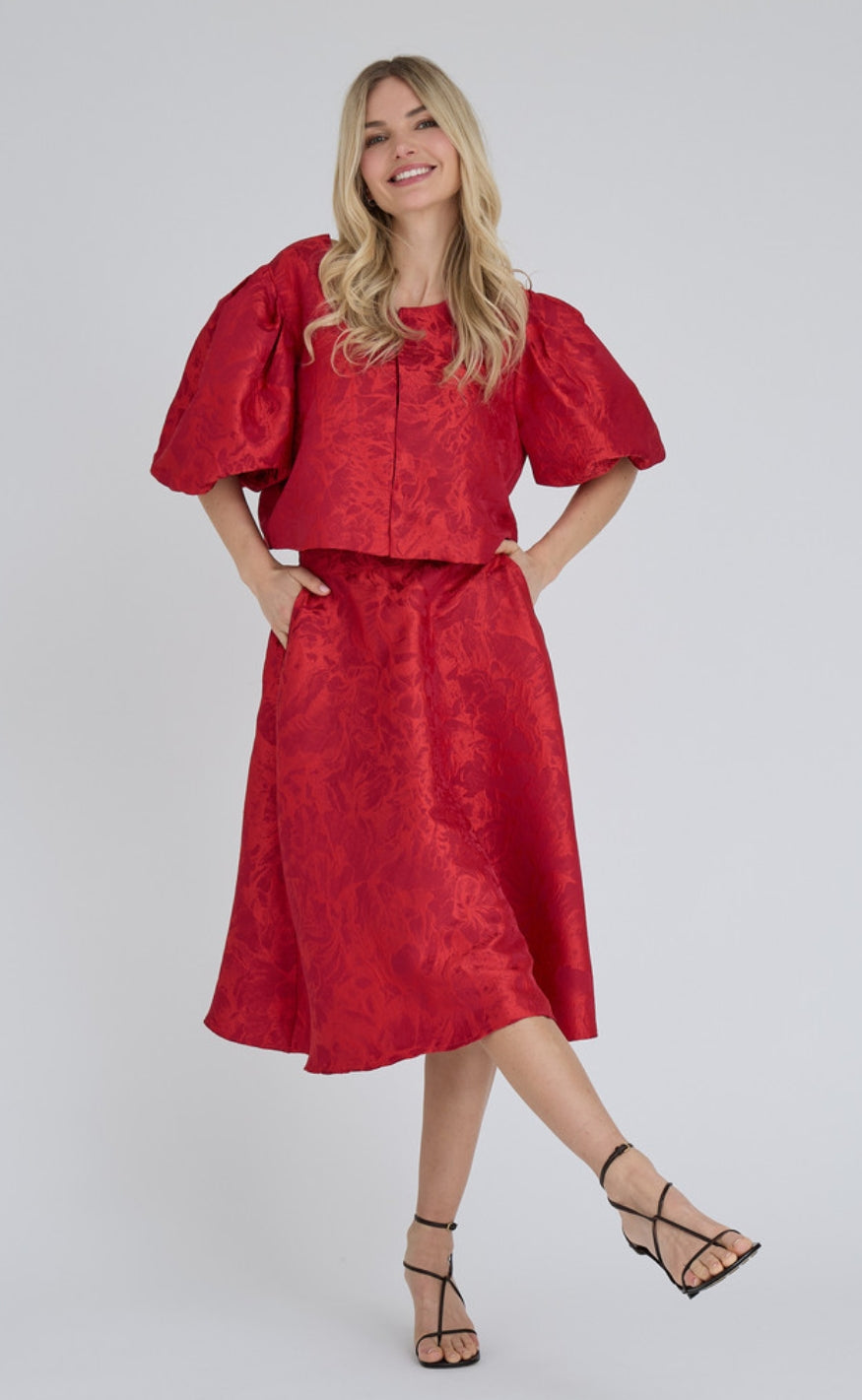 A-View Skjørt - Kora - Rush Red