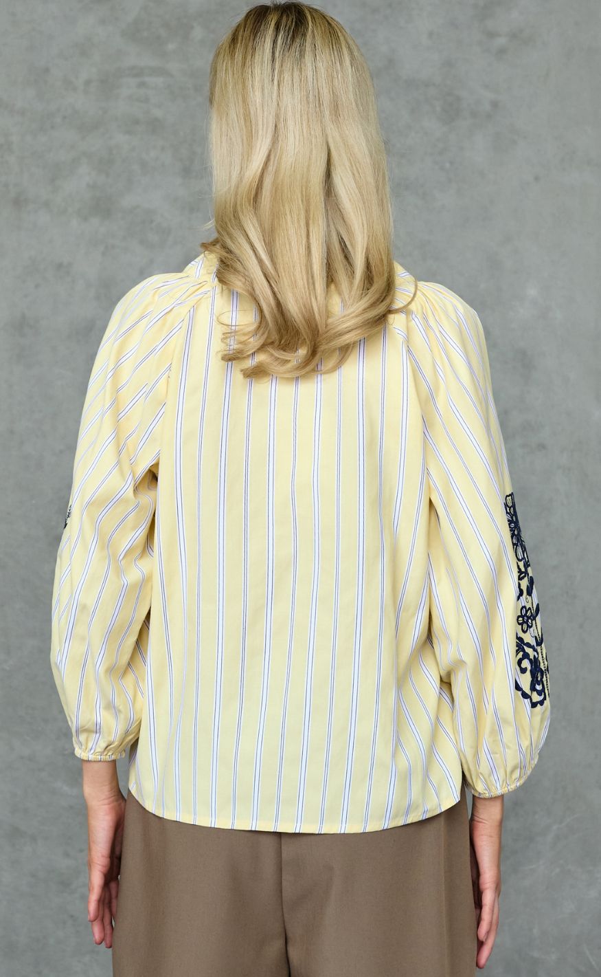 Love & Divine Bluse - Love1597 - Straw Stripes