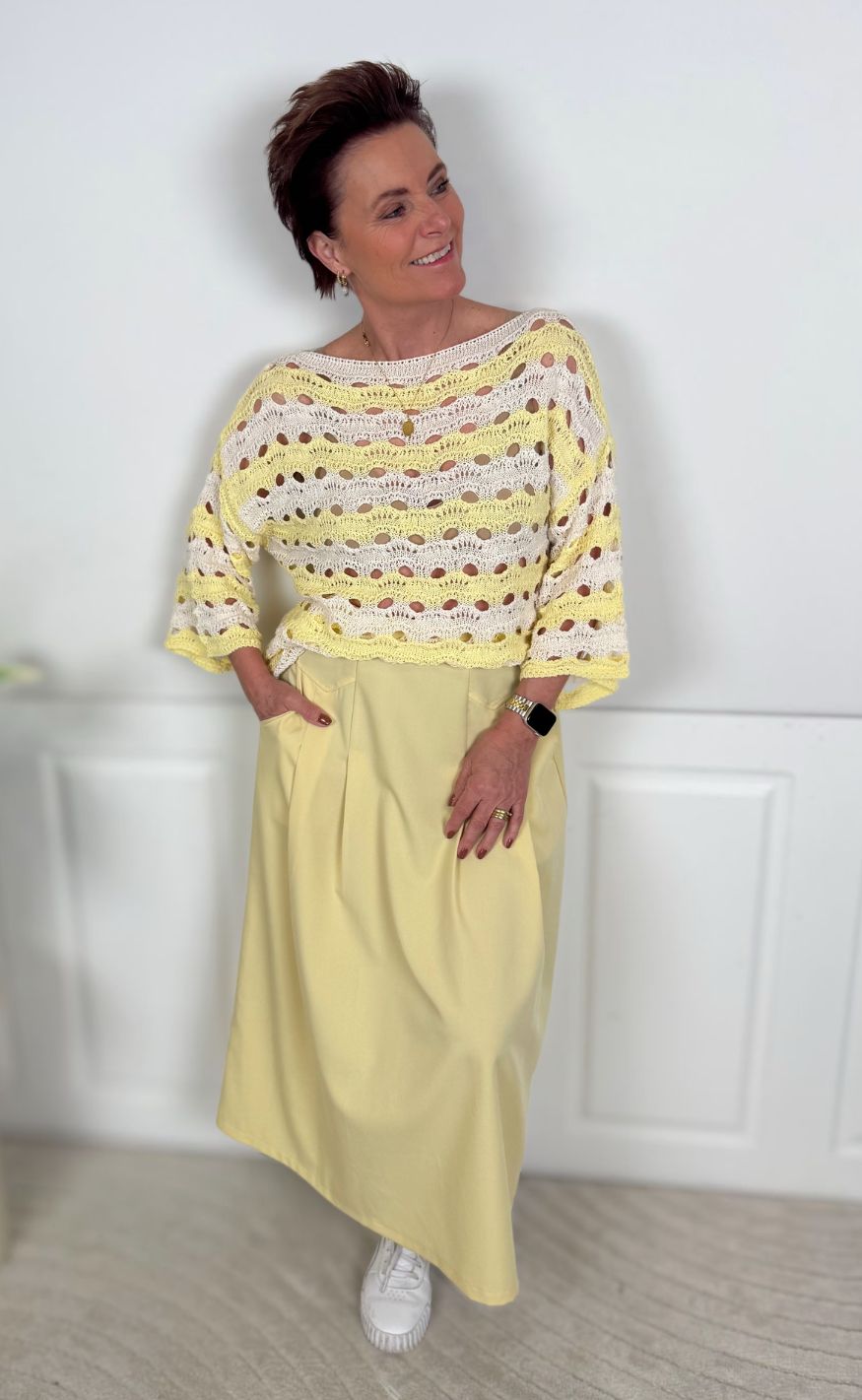 Marta Du Chateau Skjørt - Davina - Yellow