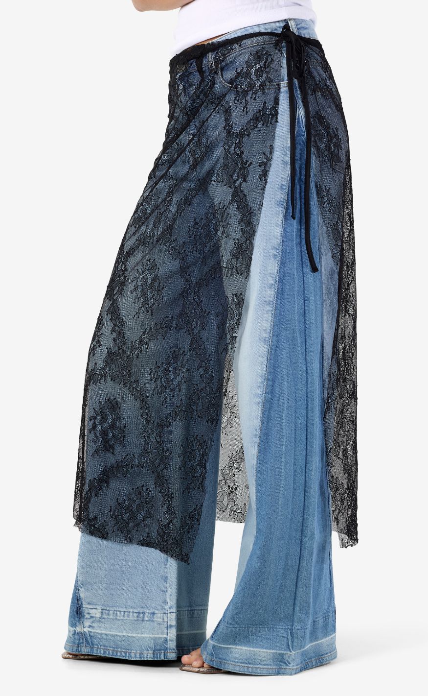 Noisy May Skjørt - Lucia Wrap - Black