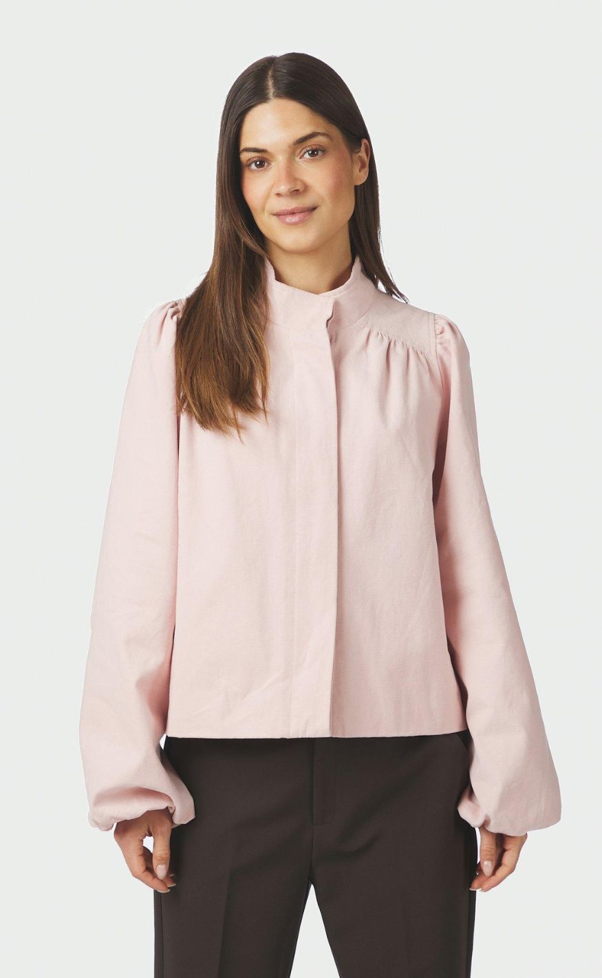 Neo Noir Jakke - Tirsa Canvas - Light Pink