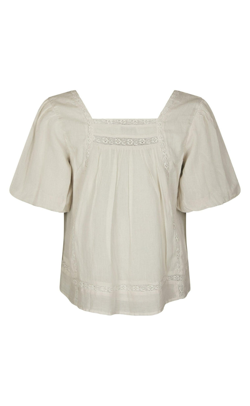 Neo Noir Bluse - Tukana S Voile - Ivory