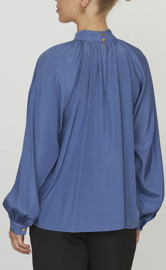 Love & Divine Bluse - Love1201 - Mid Blue