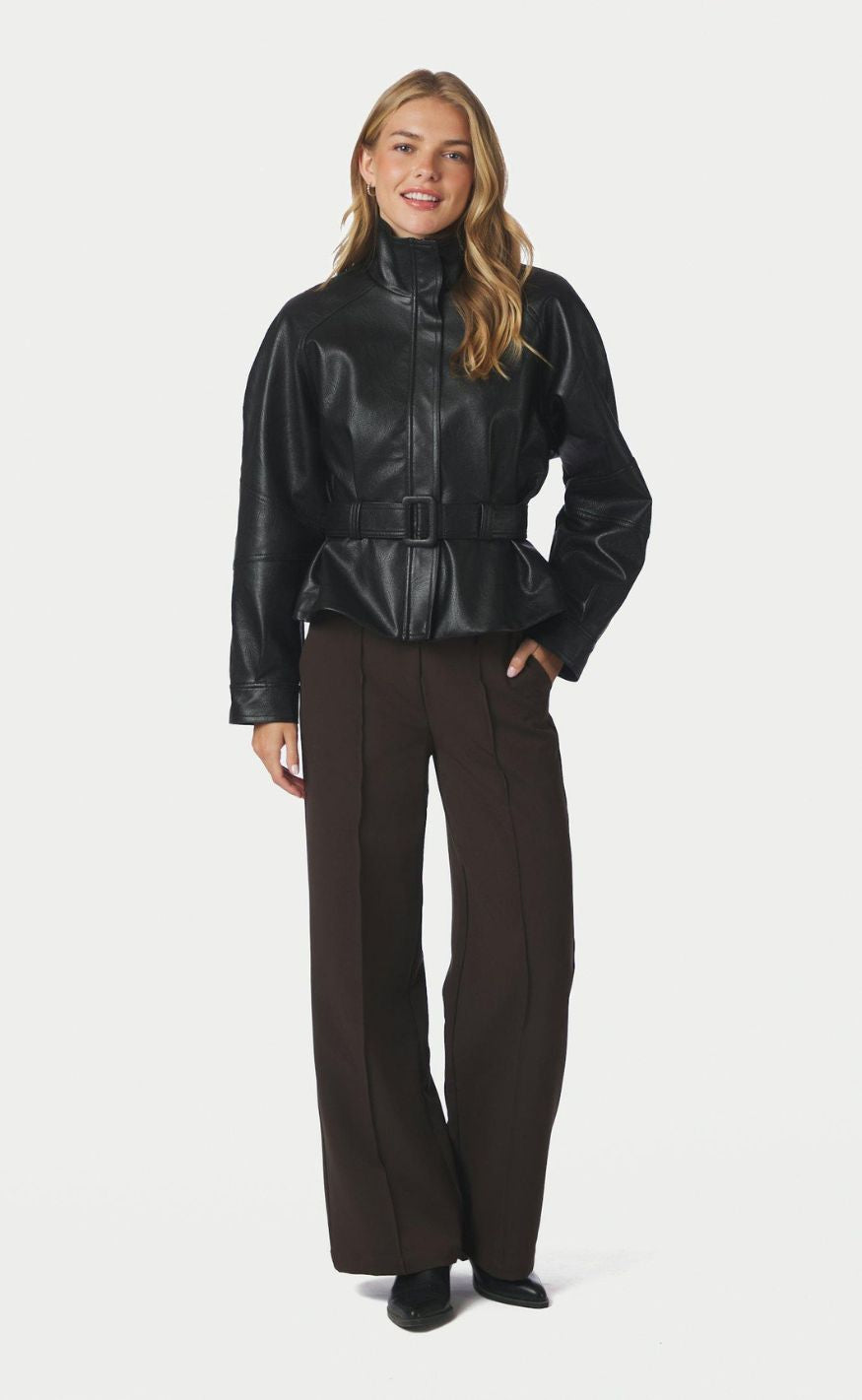 Neo Noir Jakke - Jaclyn Faux - Black