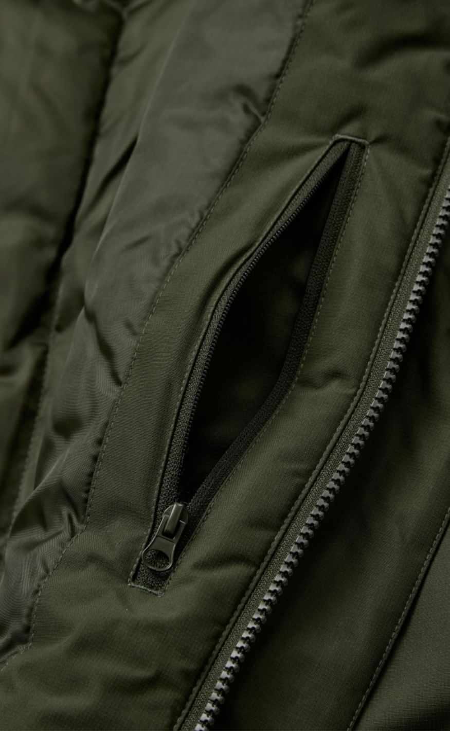 H2O Jakke - Læsø Padded Long - Army