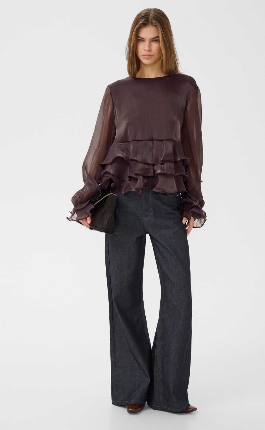 Gestuz Bluse - Licie - Deep Plum