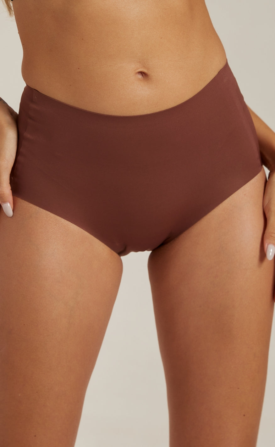 FemiFemme Truse - Invisible Highwaist Maxi - Velvet Chocolate