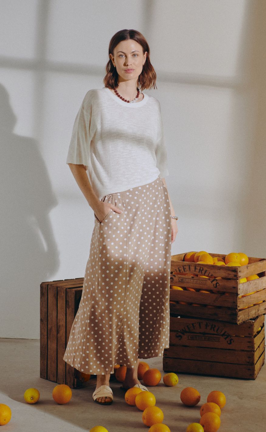 Freequent Pullover - Vicki - Brilliant White