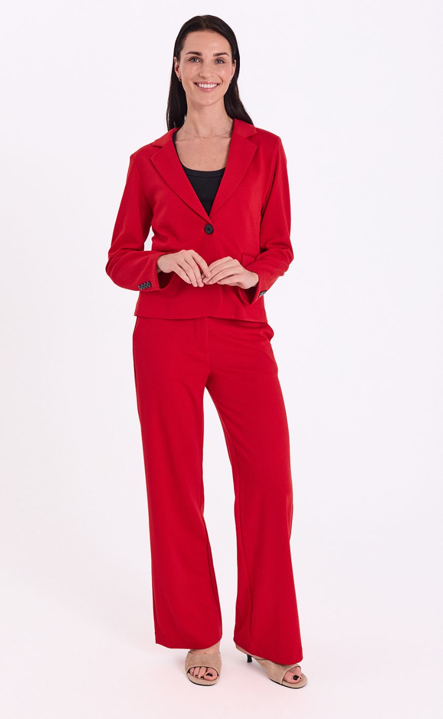 Freequent Bukser - Nanni - True Red
