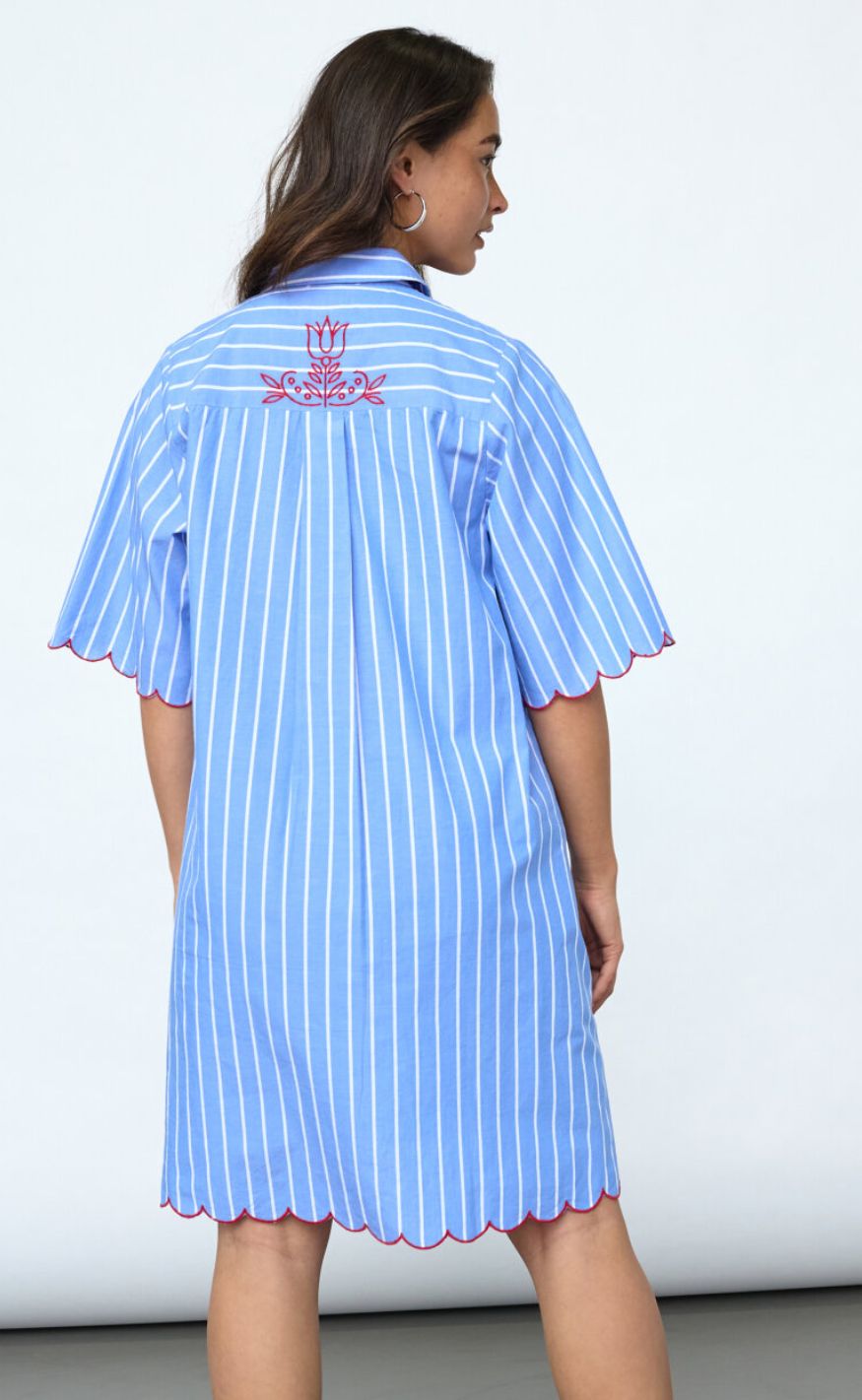 Sister Point Kjole - EDINA-DR2 - Blue Stripes