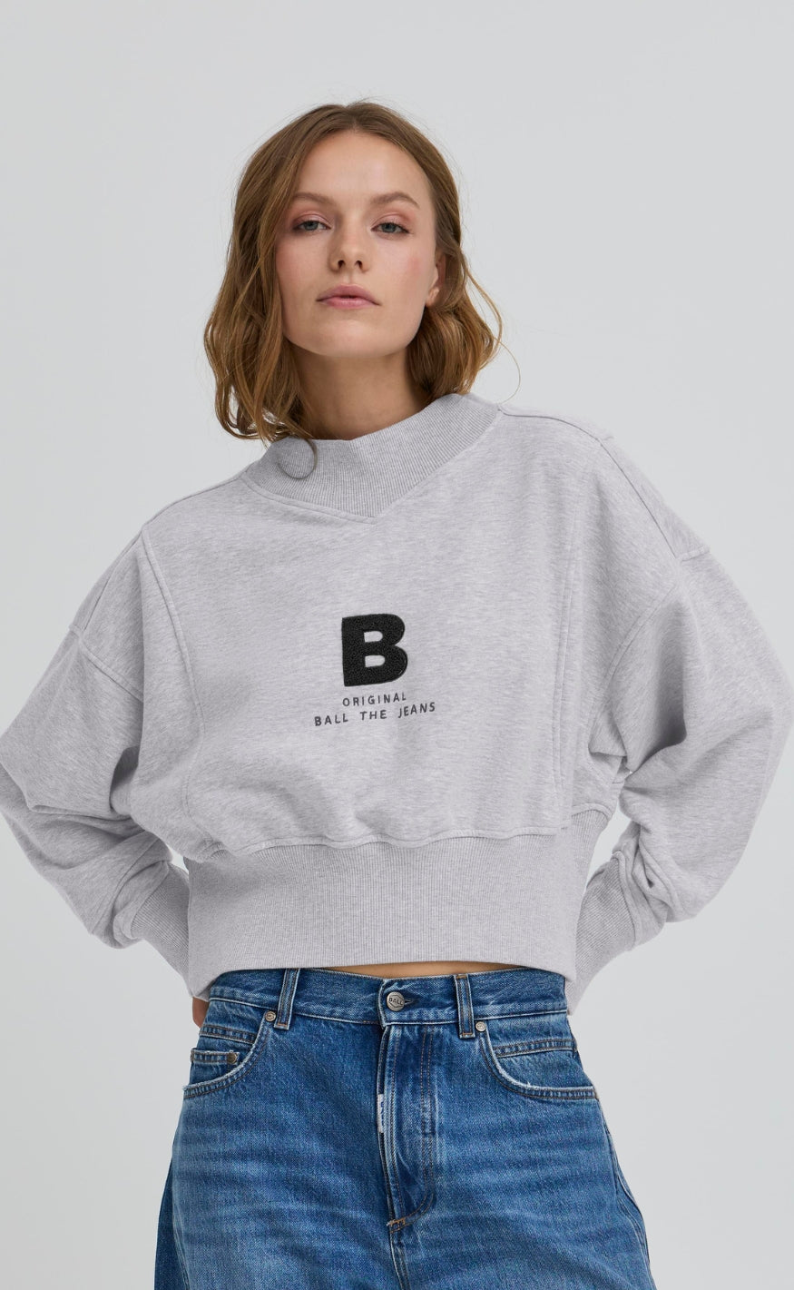 BALL Original Sweatshirt - Alberta -  Medium Gray Melange