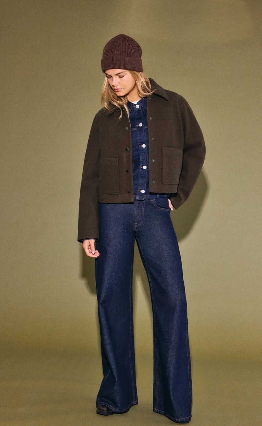 Noisy May Jakke - Lucy Short - Chocolate Brown