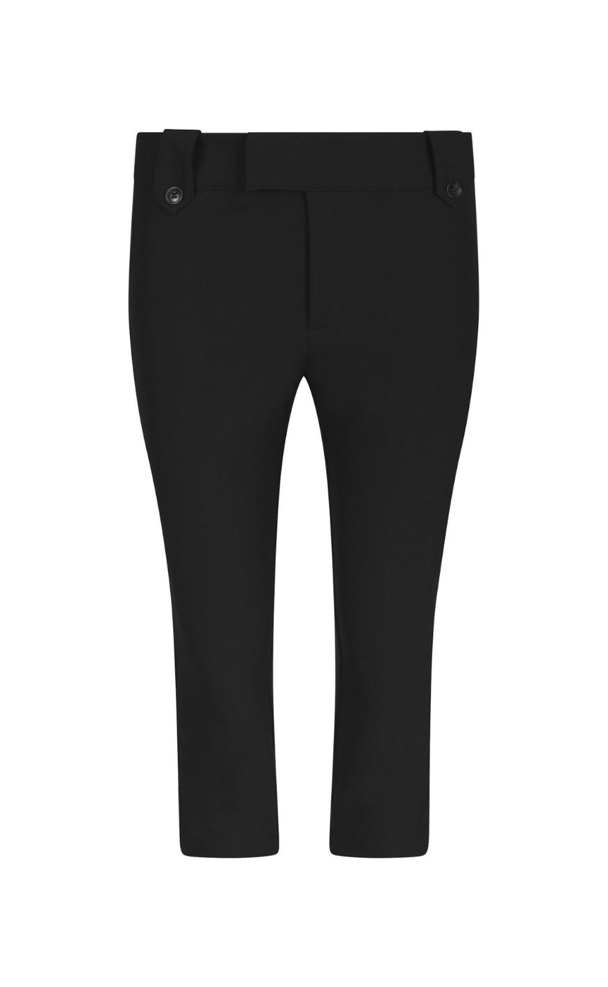 Neo Noir Bukser - Shawnee Capri Stretch - Black