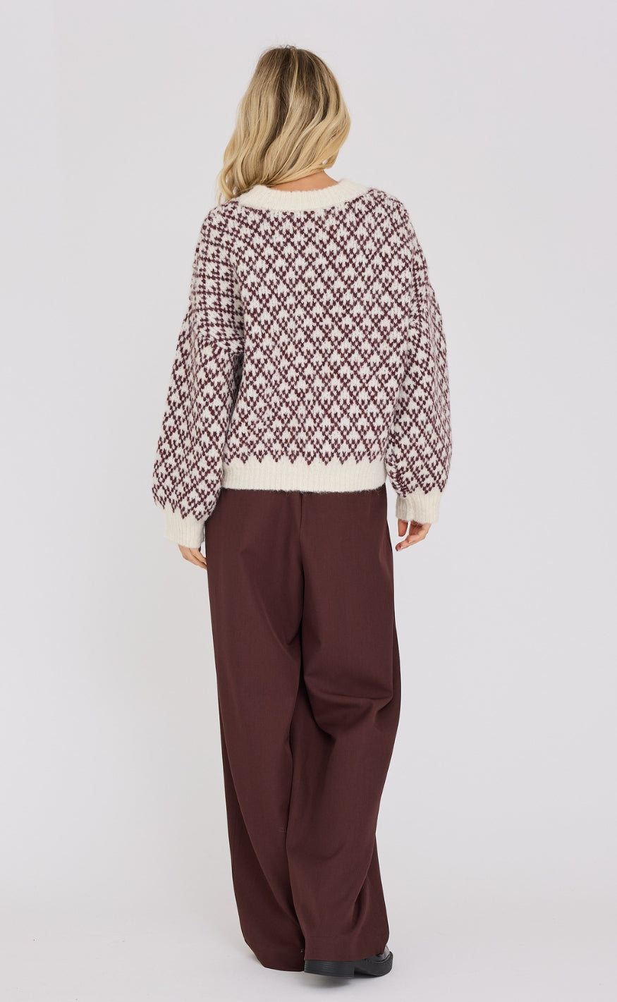 A-View Genser - Tessi - Off White/Bordeaux
