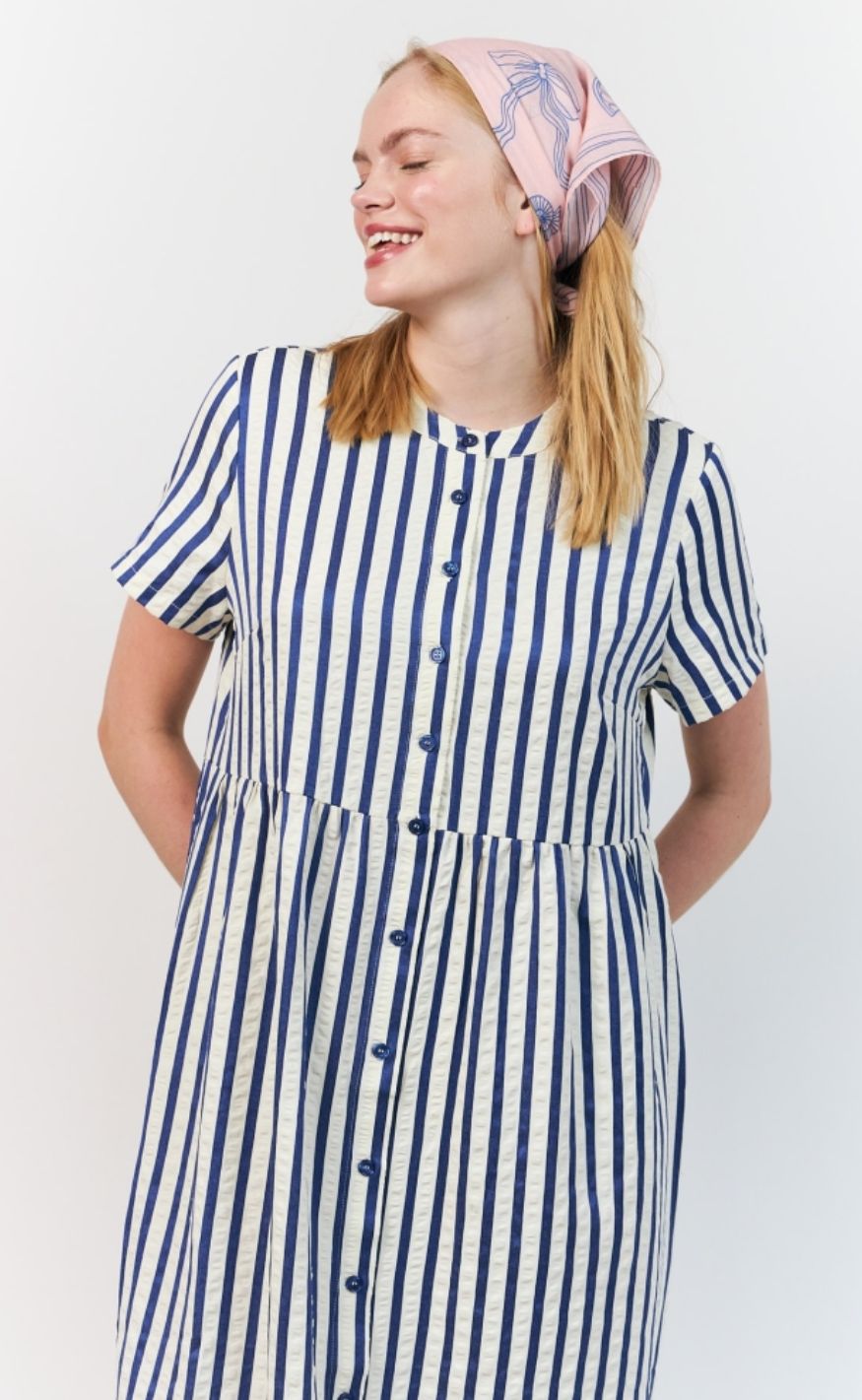 Lollys Laundry Kjole - AliyaLL Maxi - Blue
