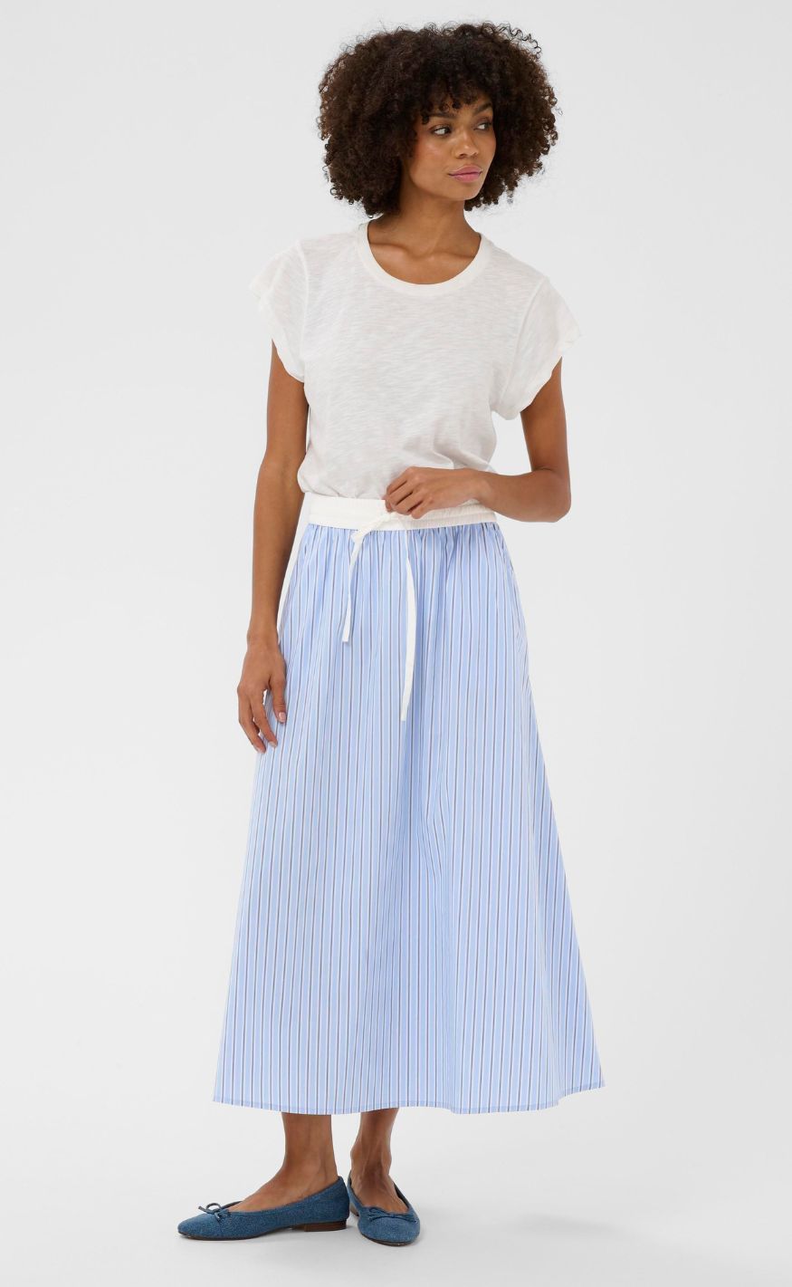 Culture Skjørt - Art - Blue Stripe