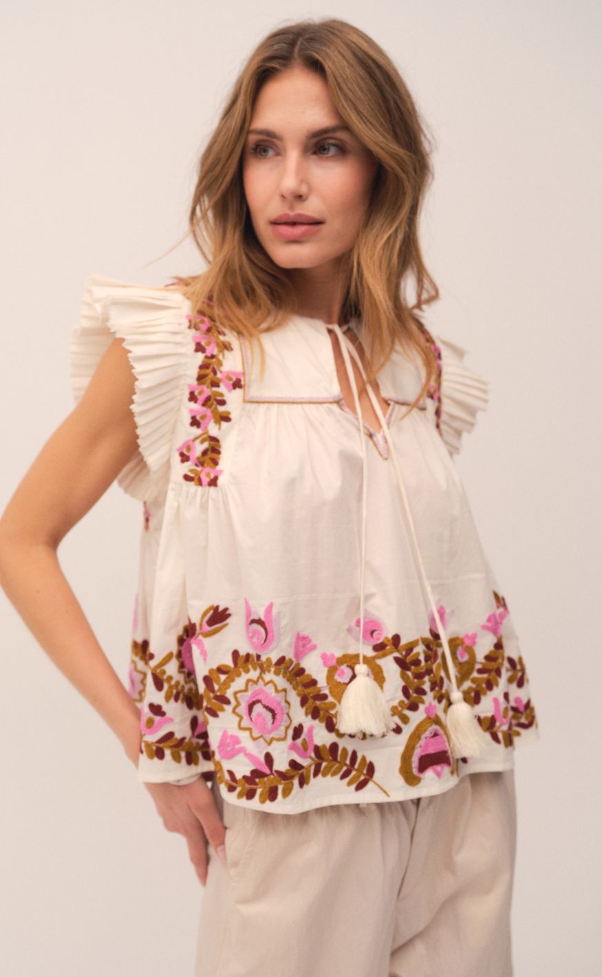 Gossia Bluse - Zarina - Off-white