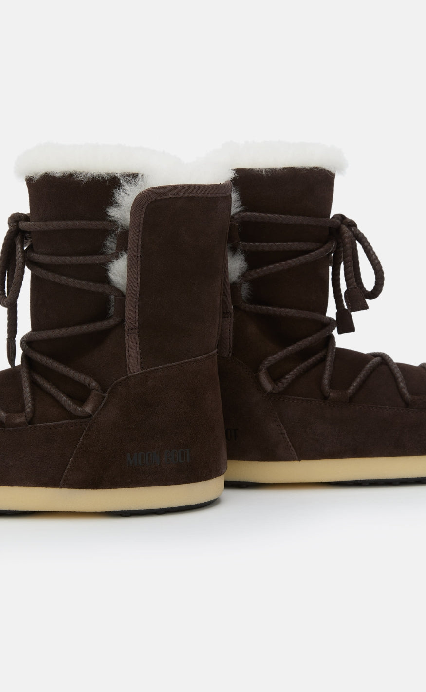 Moon Boot Støvler - EVX Boot Suede/Shearling - Dark Brown