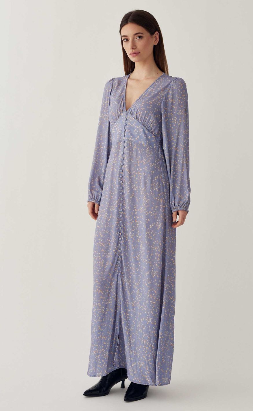 Noella Kjole - Lilith Maxi - Donata Sky Print