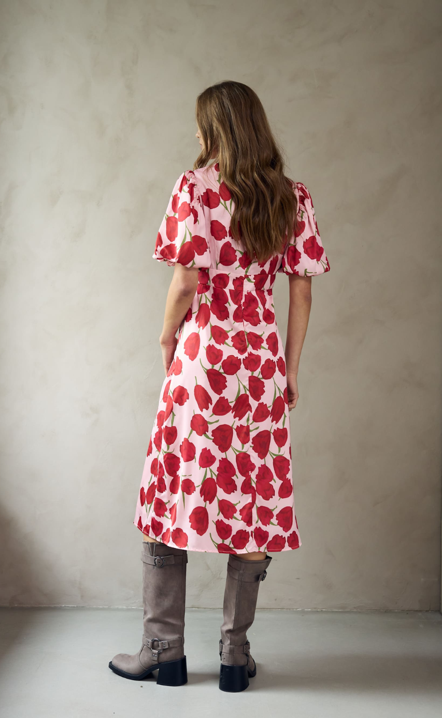 Noella Kjole - Ruth - Tulip Print