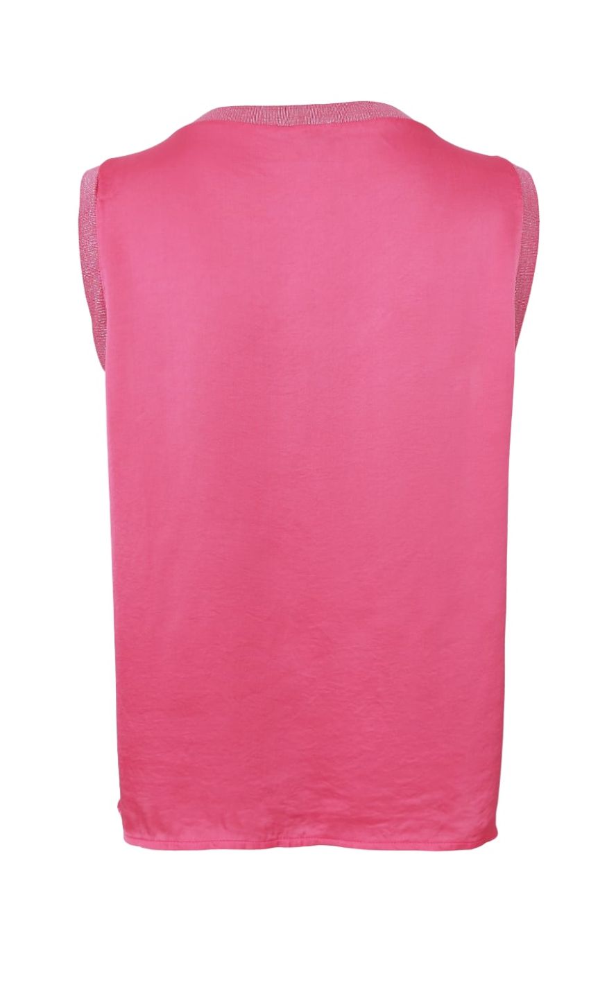 Black Colour Topp - Mabel - Warm Pink