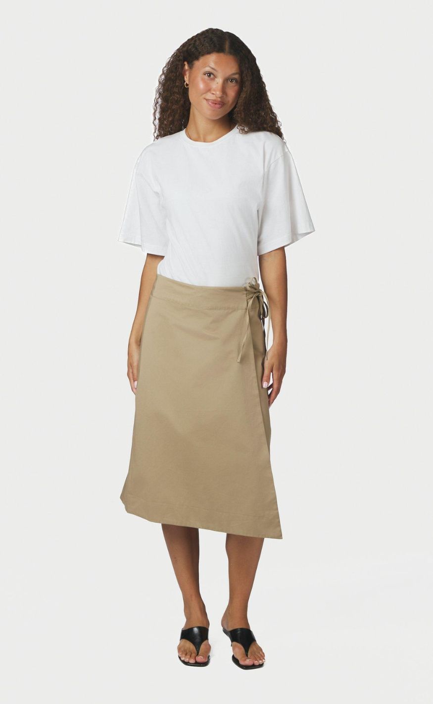 Neo Noir Skjørt - Juna Twill - Taupe