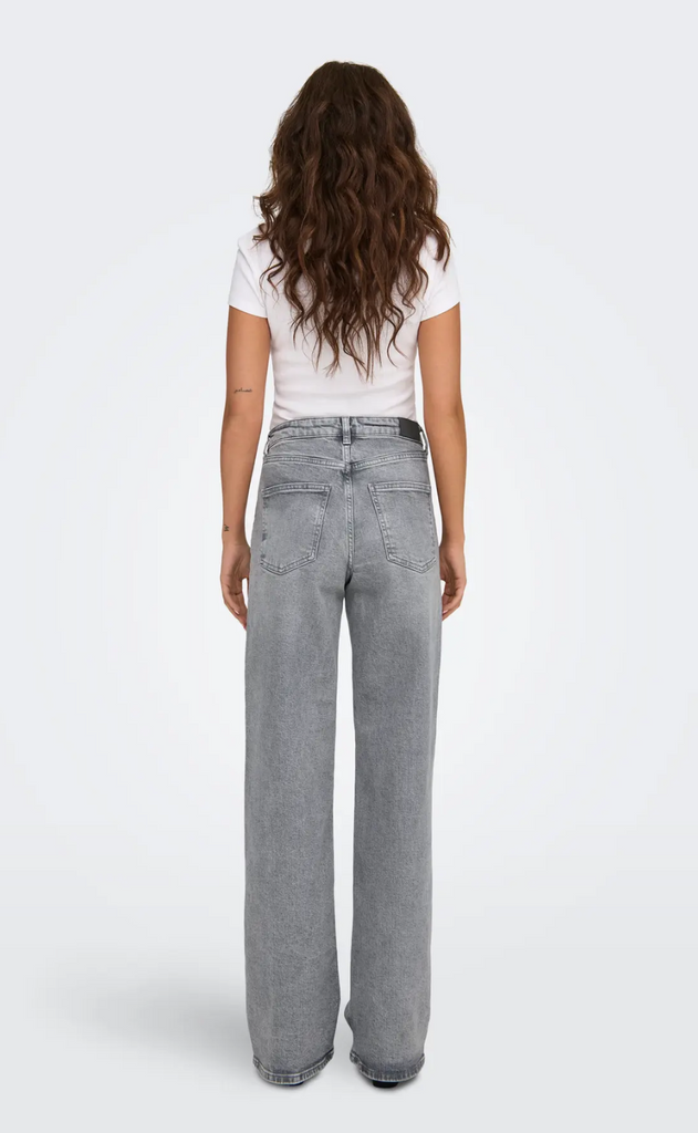 Only Bukser - Juicy Wide Leg - Medium Grey Denim