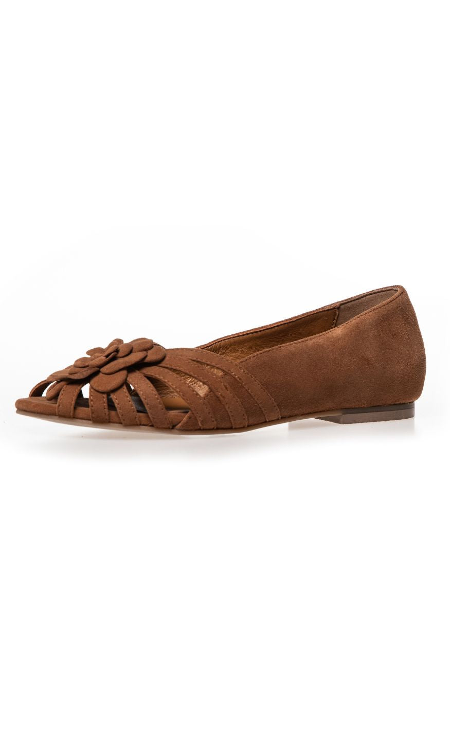 Copehagen Shoes Ballerinaer - La Femme S. - Cognac