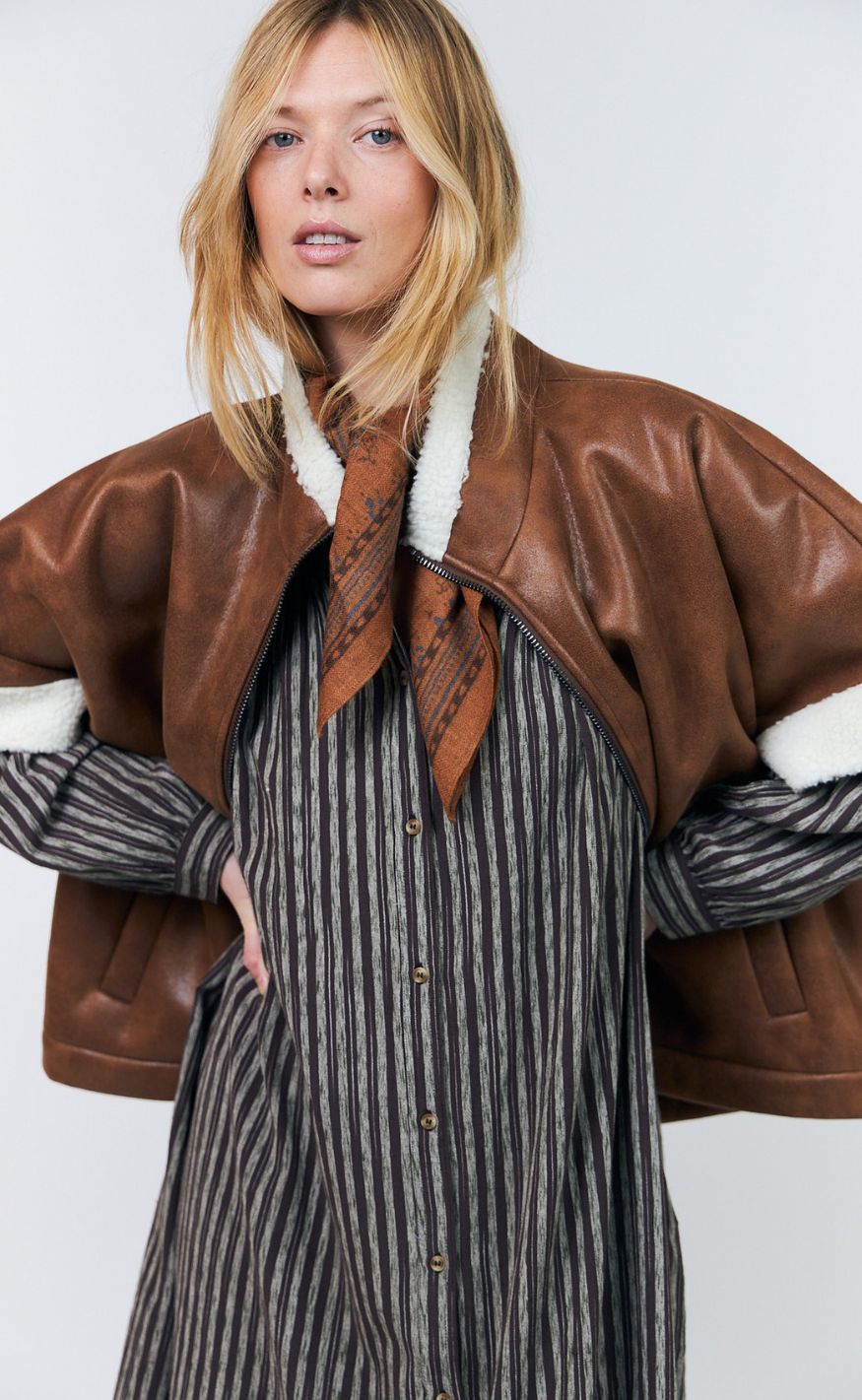 Lollys Laundry Kåpe - Sama - Brown