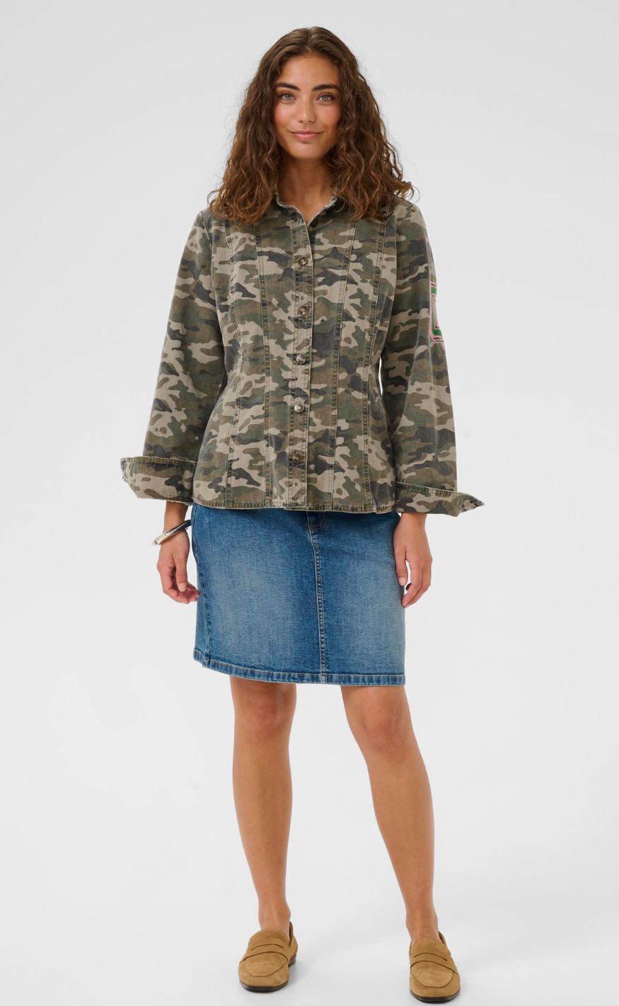 Culture Skjorte - Camila - Camouflage