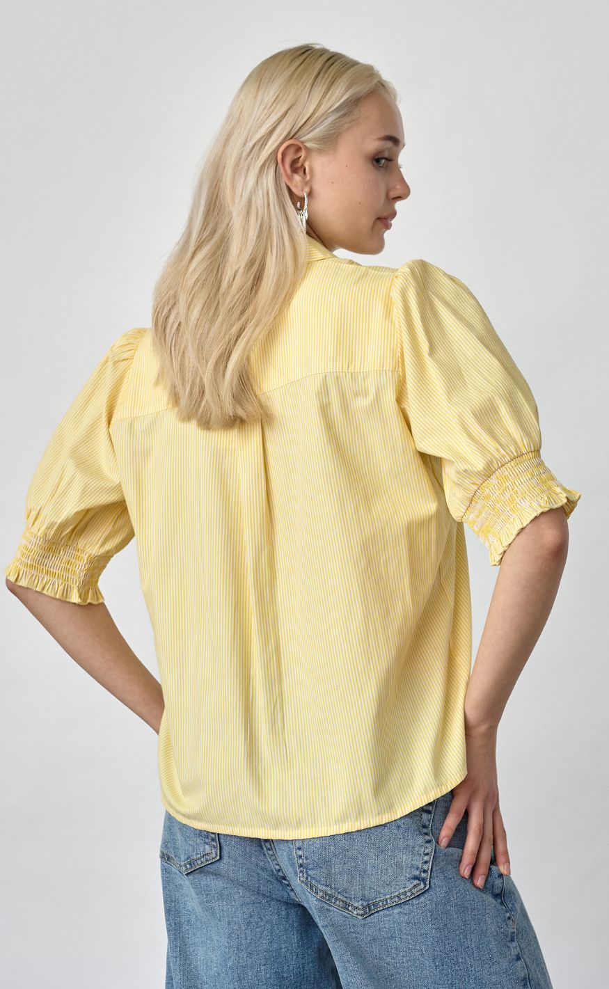 Sisters Point Skjorte - ISOLA-SS17 - Yellow Stripes