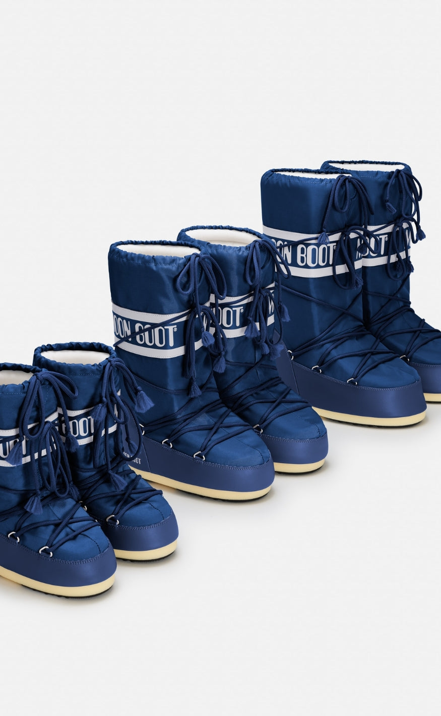 Moon Boot Støvler - Icon Nylon - Blue