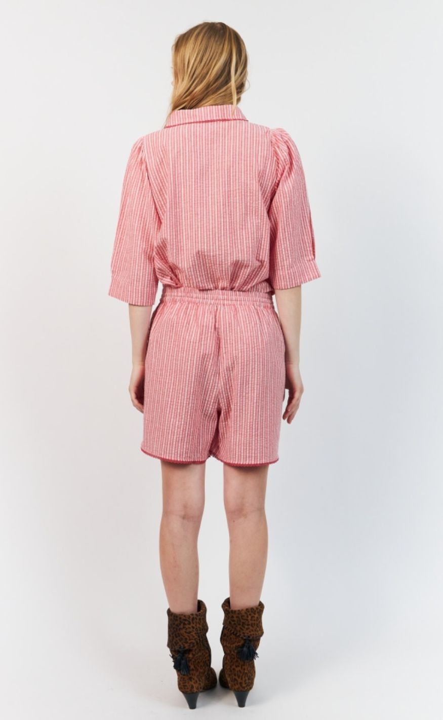 Lollys Laundry Skjorte - BonoLL SS - Red