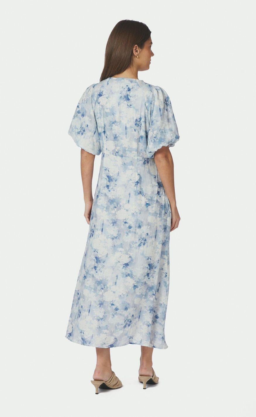 Neo Noir Kjole - Illiana Floral - Blue
