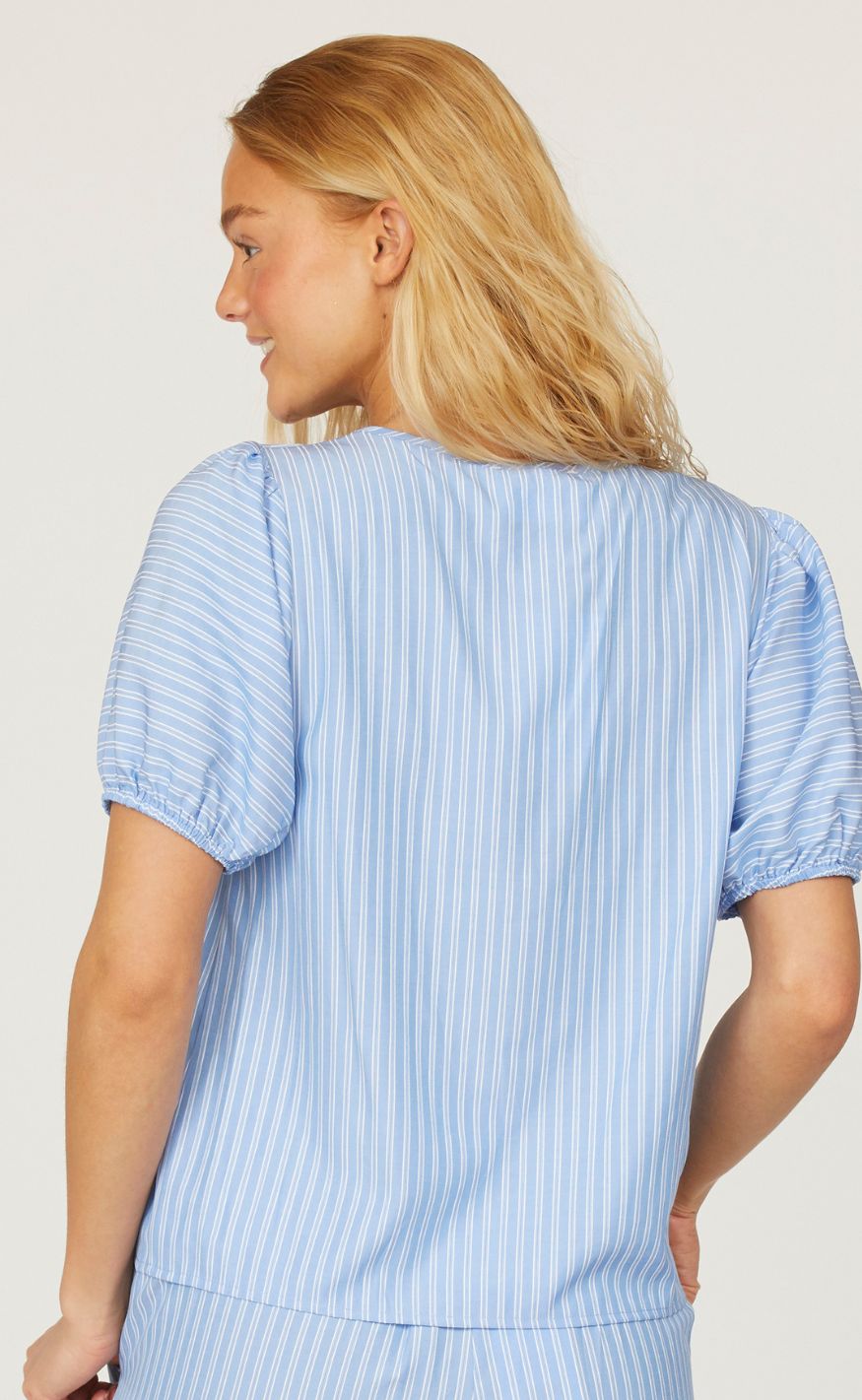 Sister Point Topp - ENINA-SS - Blue Stripe