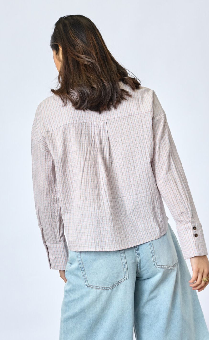 Sisters Point Skjorte - Vibeke-SH - Soft Rose Check