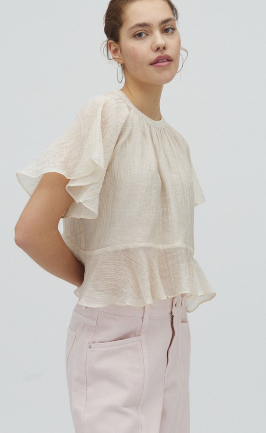 MbyM Topp - Menilu-M - Pale Creme