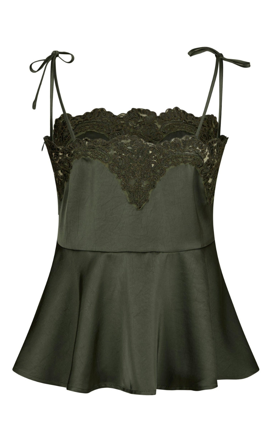 Neo Noir Topp - Kaela Heavy - Deep Green