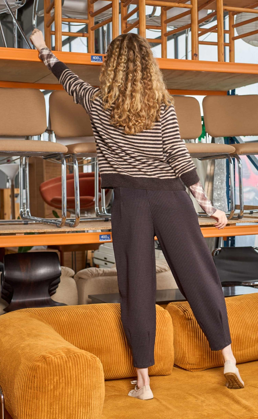 Black Colour Cardigan - Dell - Coffee