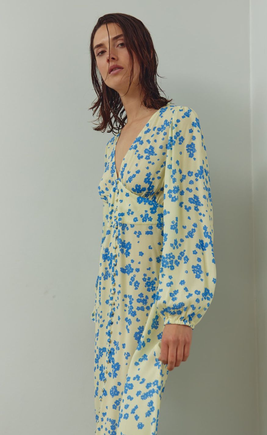 Noella Kjole - Lilith Maxi - Deja Yellow Print
