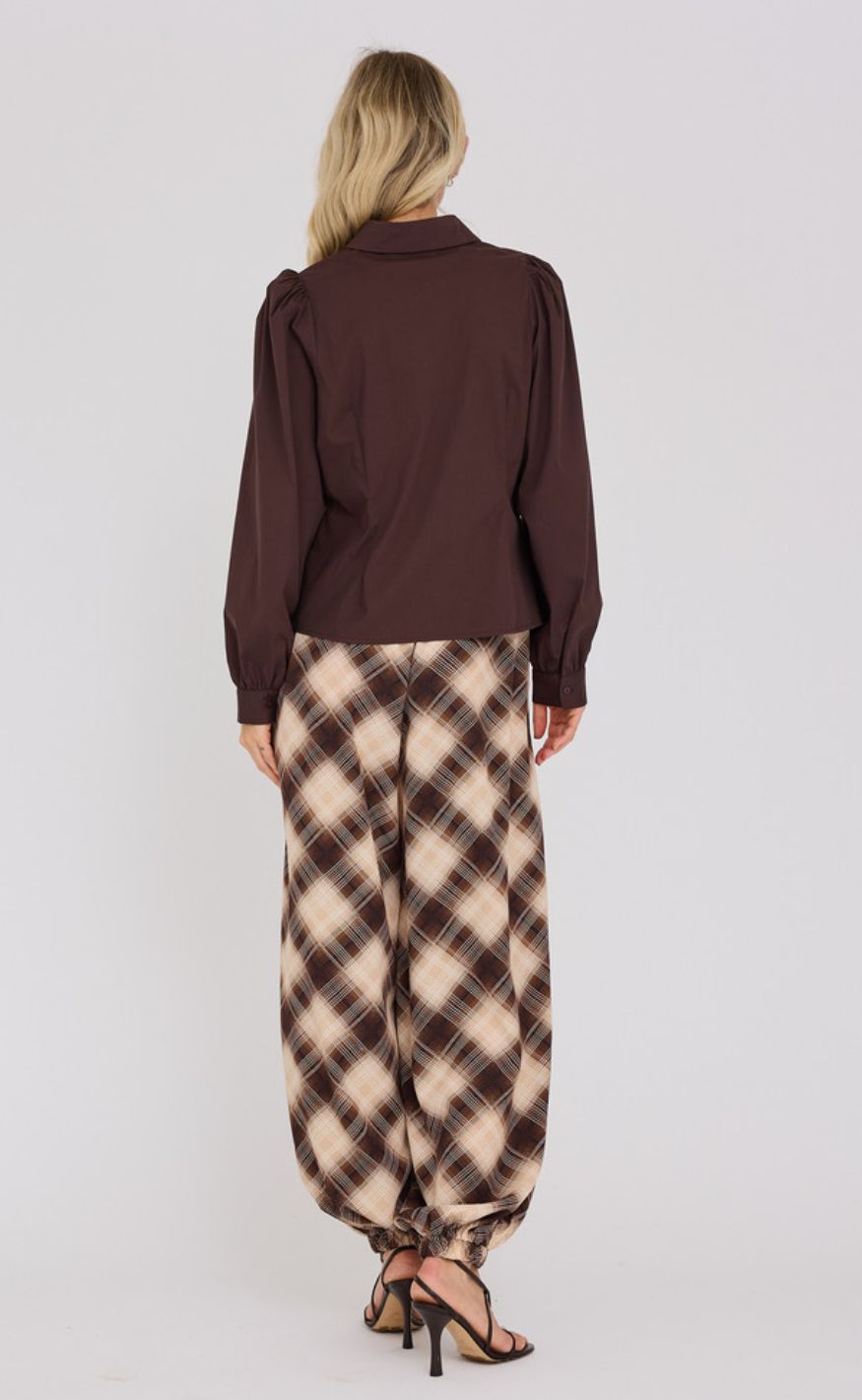 A-View Skjorte - Malika - Dark Brown