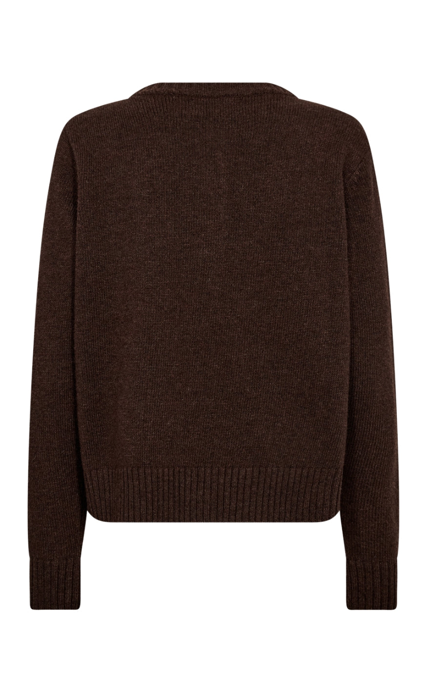 Hype The Detail Cardigan - 930-14 - Brown