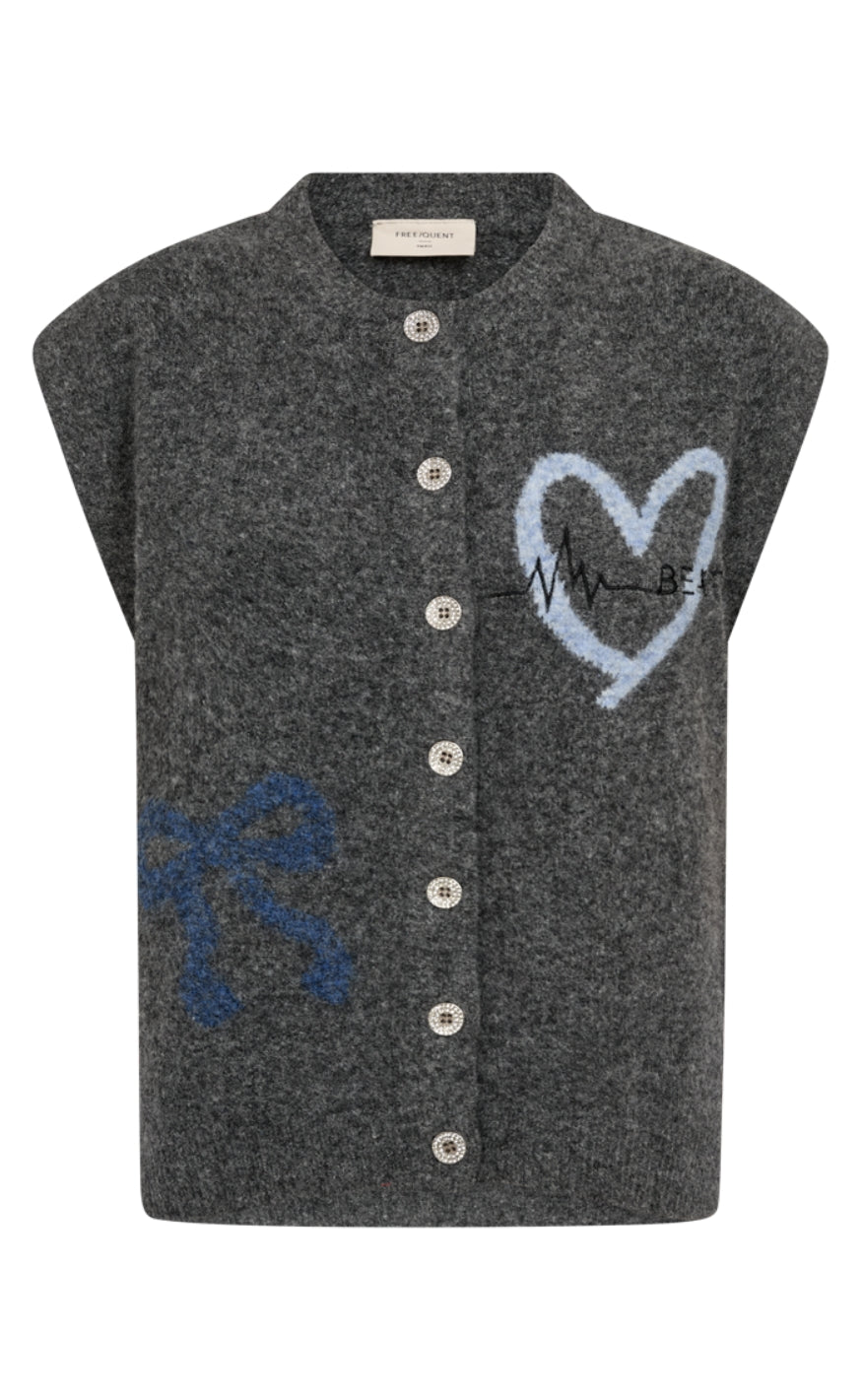 Freequent Vest - Nomas - Light Char Mel w Vint Indi Mel.